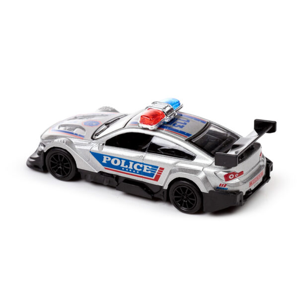 Pull Back Action Toy - Police Car - Image 7