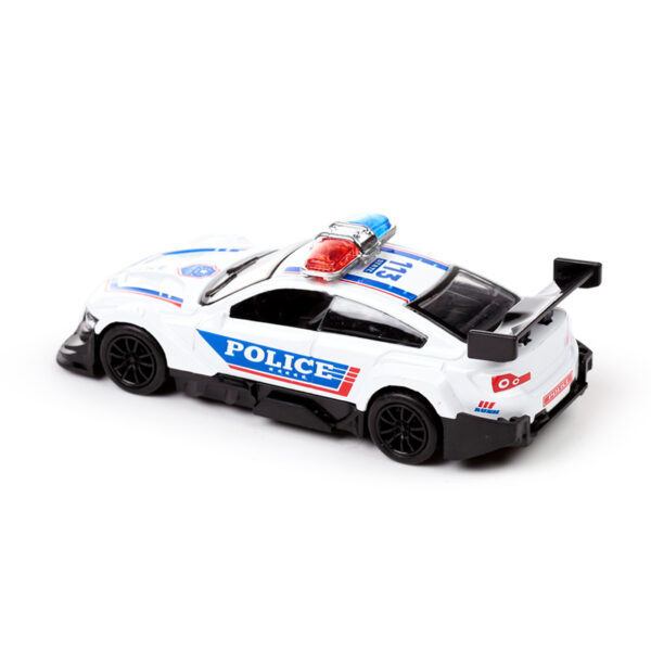Pull Back Action Toy - Police Car - Image 8
