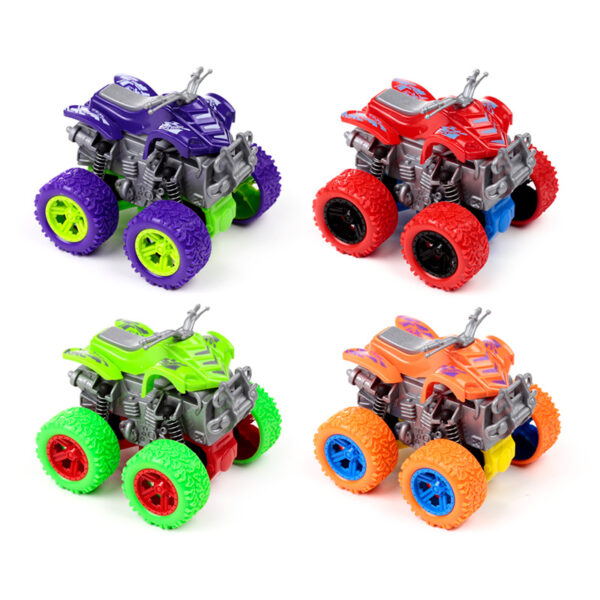 Push/Pull Action Toy - 4x4 Stunt Quad Bike - Image 2