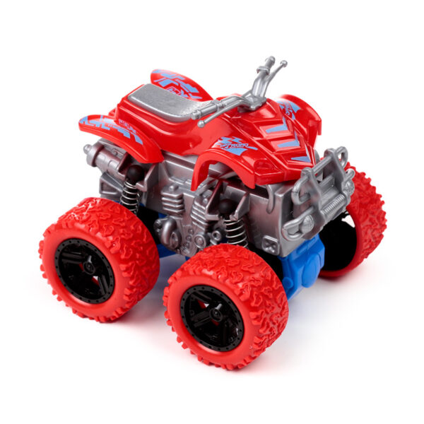 Push/Pull Action Toy - 4x4 Stunt Quad Bike - Image 4