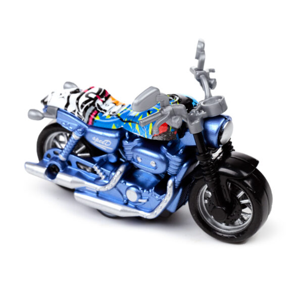 Push/Pull Action Toy - Motorcycle - Image 4