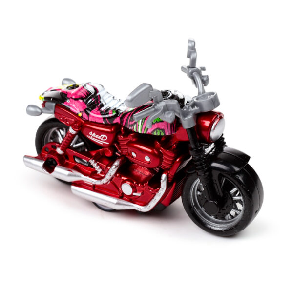 Push/Pull Action Toy - Motorcycle - Image 5
