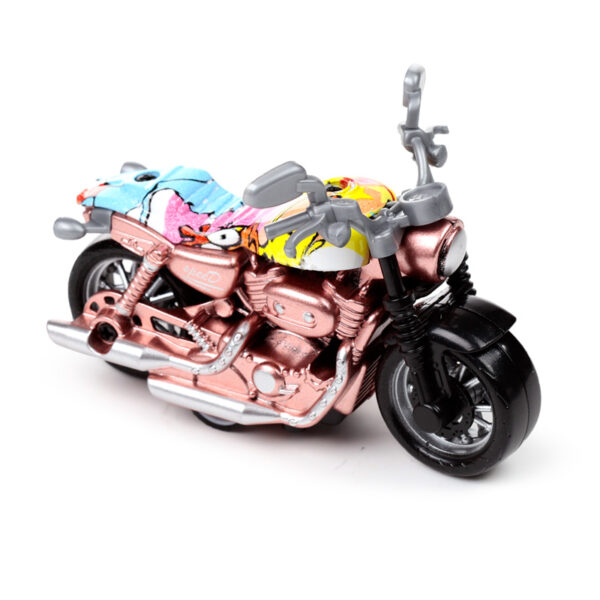 Push/Pull Action Toy - Motorcycle - Image 6