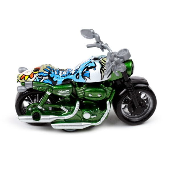 Push/Pull Action Toy - Motorcycle - Image 7