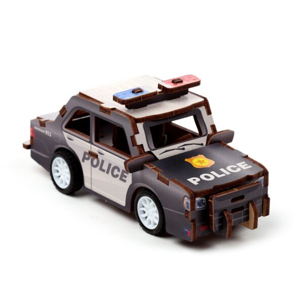24pc 3D Kids Wooden Jigsaw Puzzle - Motor Vehicles - Image 7