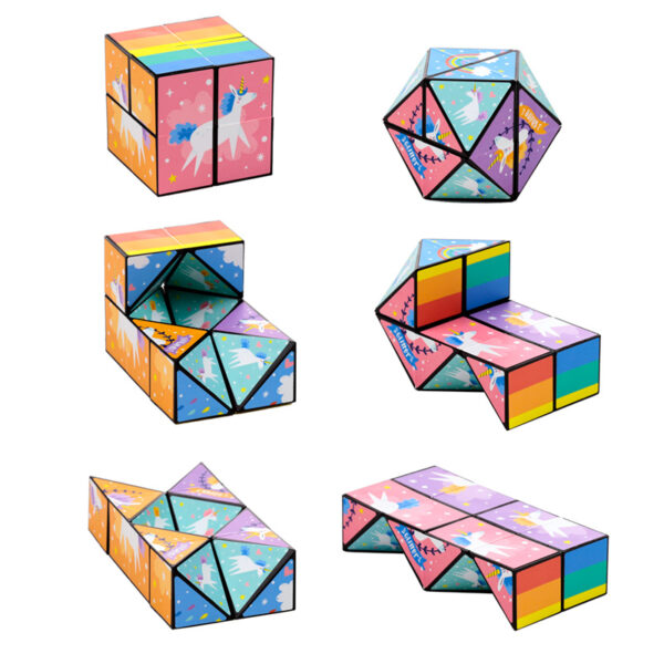 Puzzle Cube Toy - Unicorn Magic - Image 2