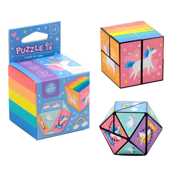 Puzzle Cube Toy - Unicorn Magic - Image 10