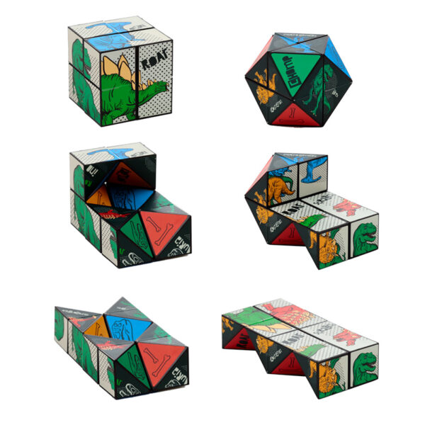 Puzzle Cube Toy - Dinosauria - Image 2