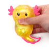 Stretchy Squeezy Fidget Toy - Glitter Axolotl - Image 6
