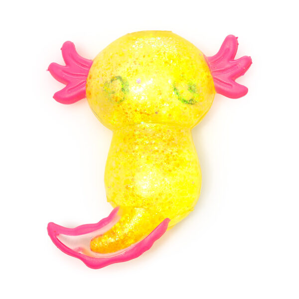 Stretchy Squeezy Fidget Toy - Glitter Axolotl - Image 7