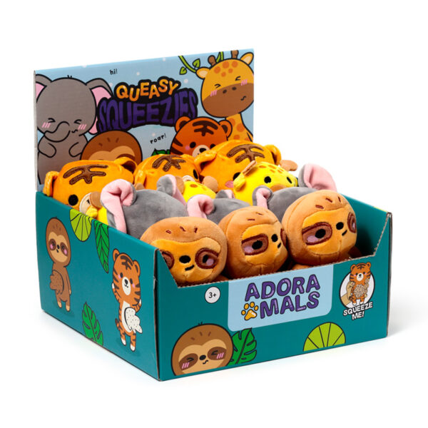 Queasy Squeezies Large Fidget Toy - Adoramals Zoo Mix 2 - Image 11