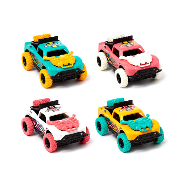 Kids Friction Action Toy - Engine Pop Stunt Car - Image 2