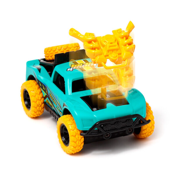 Kids Friction Action Toy - Engine Pop Stunt Car - Image 3