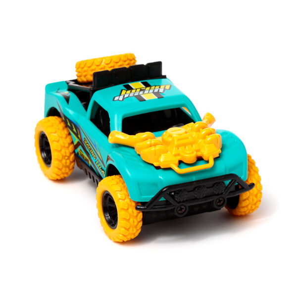 Kids Friction Action Toy - Engine Pop Stunt Car - Image 7