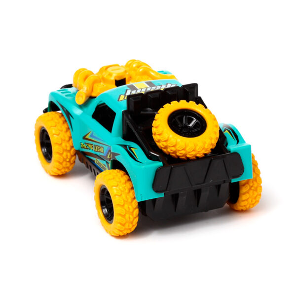 Kids Friction Action Toy - Engine Pop Stunt Car - Image 11