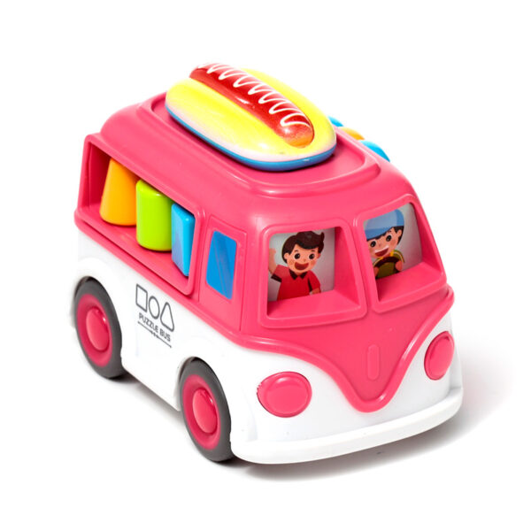 Kids Friction Action Toy - Cartoon Food Truck - Image 5