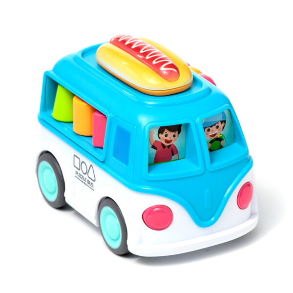 Kids Friction Action Toy - Cartoon Food Truck - Image 6