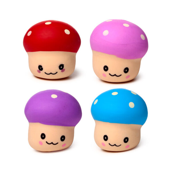 Stretchy Squeezy Fidget Toy - Mushroom - Image 2