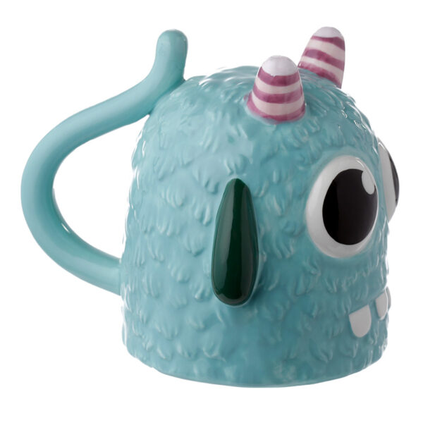 Novelty Upside Down Ceramic Mug - Blue Monstarz Monster - Image 4