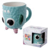 Novelty Upside Down Ceramic Mug - Blue Monstarz Monster - Image 6
