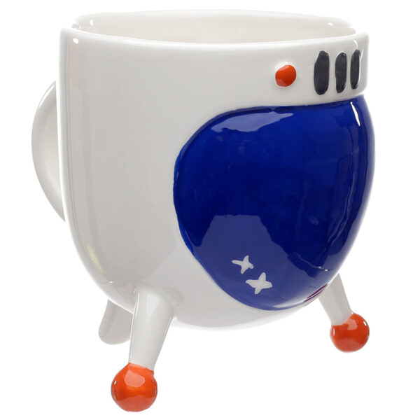 Novelty Upside Down Ceramic Mug - Space Cadet Astronaut - Image 3