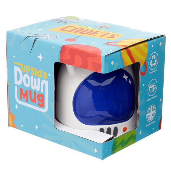 Novelty Upside Down Ceramic Mug - Space Cadet Astronaut - Image 5