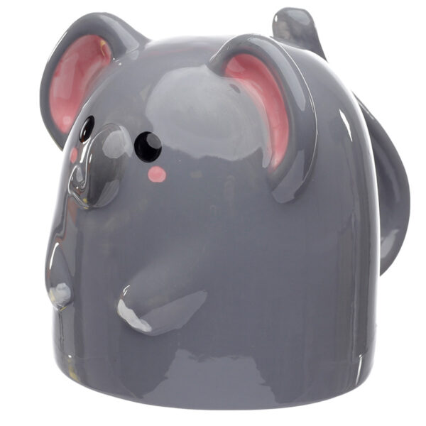 Novelty Upside Down Ceramic Mug - Adoramals Elephant - Image 2