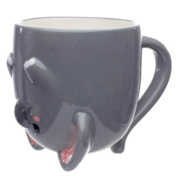 Novelty Upside Down Ceramic Mug - Adoramals Elephant - Image 3