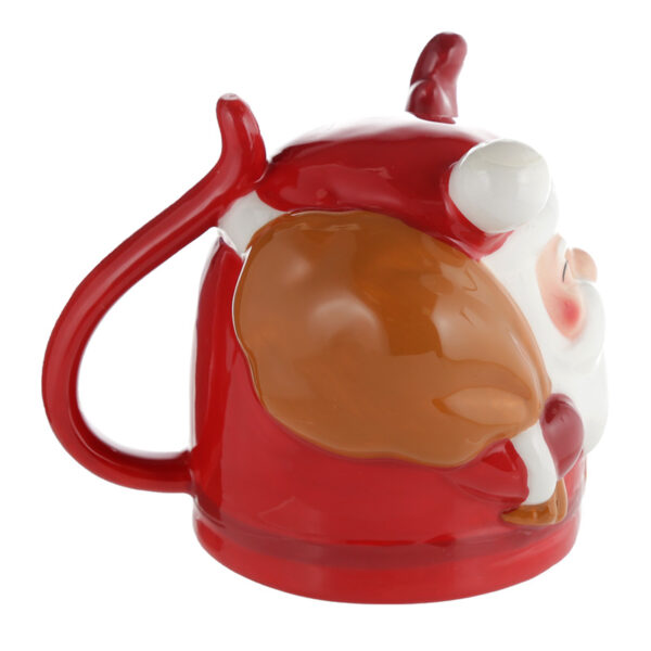 Novelty Upside Down Ceramic Mug - Christmas Santa - Image 4