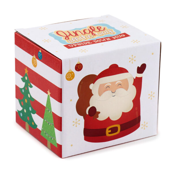 Novelty Upside Down Ceramic Mug - Christmas Santa - Image 5
