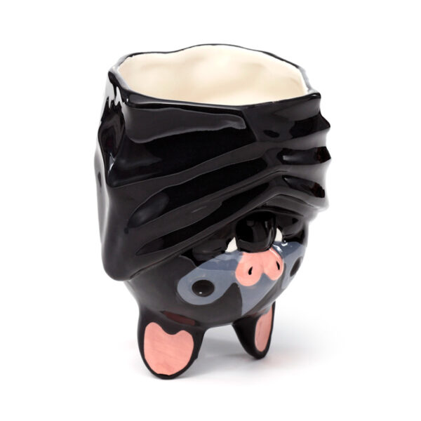 Novelty Upside Down Ceramic Mug - Bat - Image 2