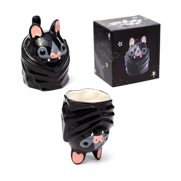Novelty Upside Down Ceramic Mug - Bat - Image 11