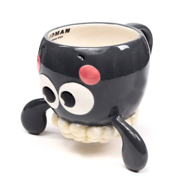 Novelty Upside Down Ceramic Mug - Kawaii Cute Shaun the Sheep - Image 2