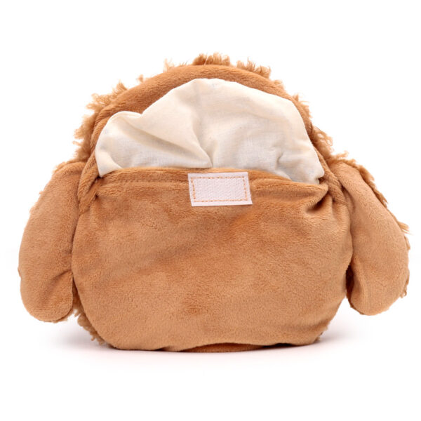 Microwavable Plush Lavender Heat Pack - Cavapoo Fluffy Dog Head - Image 2