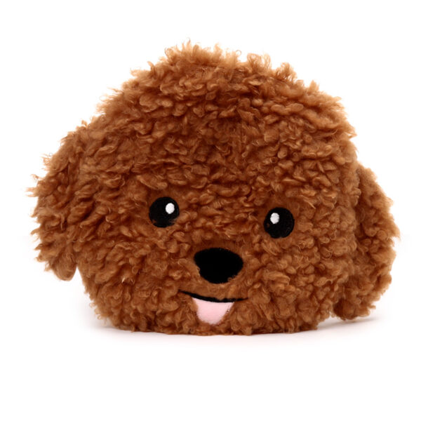 Microwavable Plush Lavender Heat Pack - Cavapoo Fluffy Dog Head - Image 4