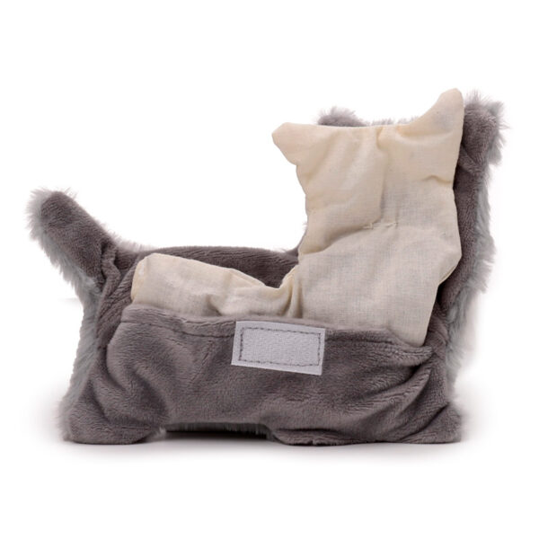 Microwavable Plush Lavender Heat Pack - Schnauzer Dog - Image 2