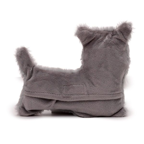 Microwavable Plush Lavender Heat Pack - Schnauzer Dog - Image 3