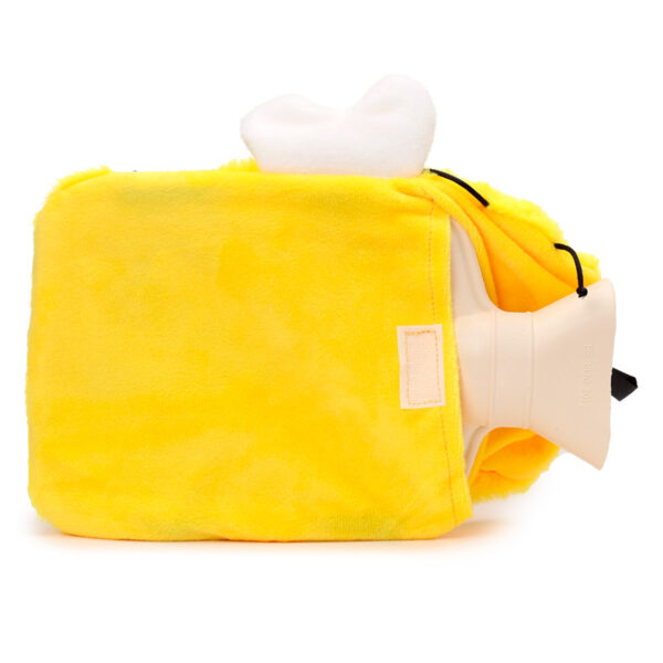 Hot Water Bottle with Plush Cover 650ml - Bumble Bee - Image 3