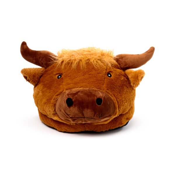 Plush Maxi Slipper Foot Warmer - Highland Coo - Image 5