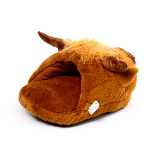 Plush Maxi Slipper Foot Warmer - Highland Coo - Image 9
