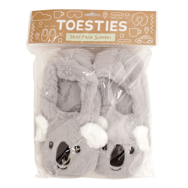 Toesties Heat Wheat Pack Warmer Slippers - Koala - Image 6
