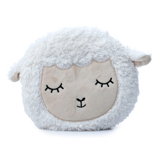 Microwavable Plush Round Lavender Heat Pack - Sleepy Sheep - Image 3