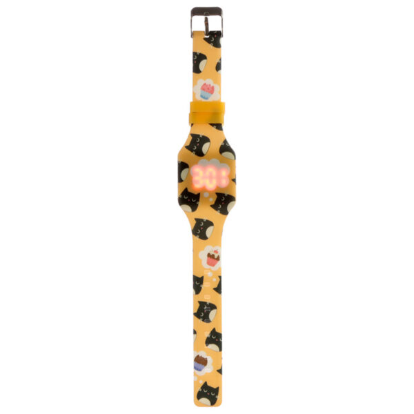 Silicone Digital Watch - Feline Fine Cat - Image 2