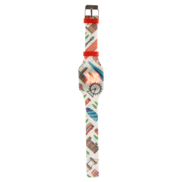 Silicone Digital Watch - London Icons - Image 4