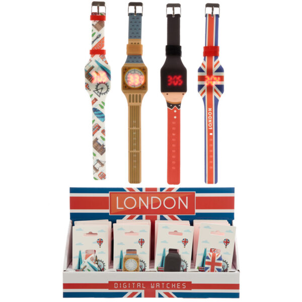 Silicone Digital Watch - London Icons - Image 11
