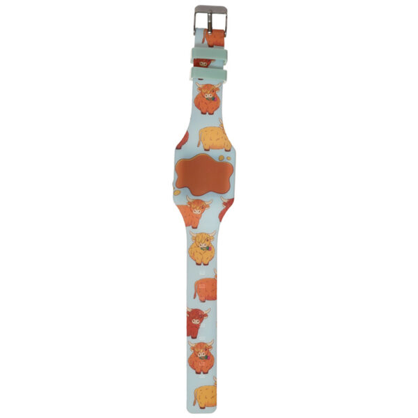 Silicone Digital Watch - Highland Coo Cow - Image 5