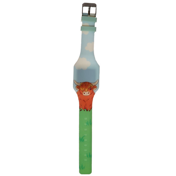 Silicone Digital Watch - Highland Coo Cow - Image 7