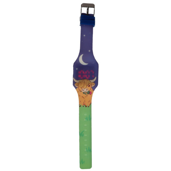 Silicone Digital Watch - Highland Coo Cow - Image 8