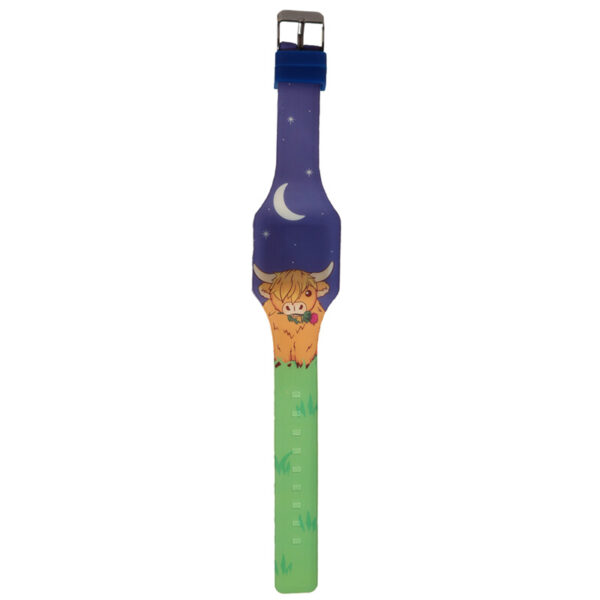 Silicone Digital Watch - Highland Coo Cow - Image 9