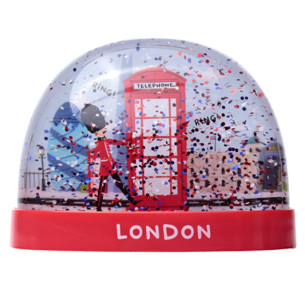 Collectable Snow Storm (Large) - London Icons Red Telephone Box - Image 2